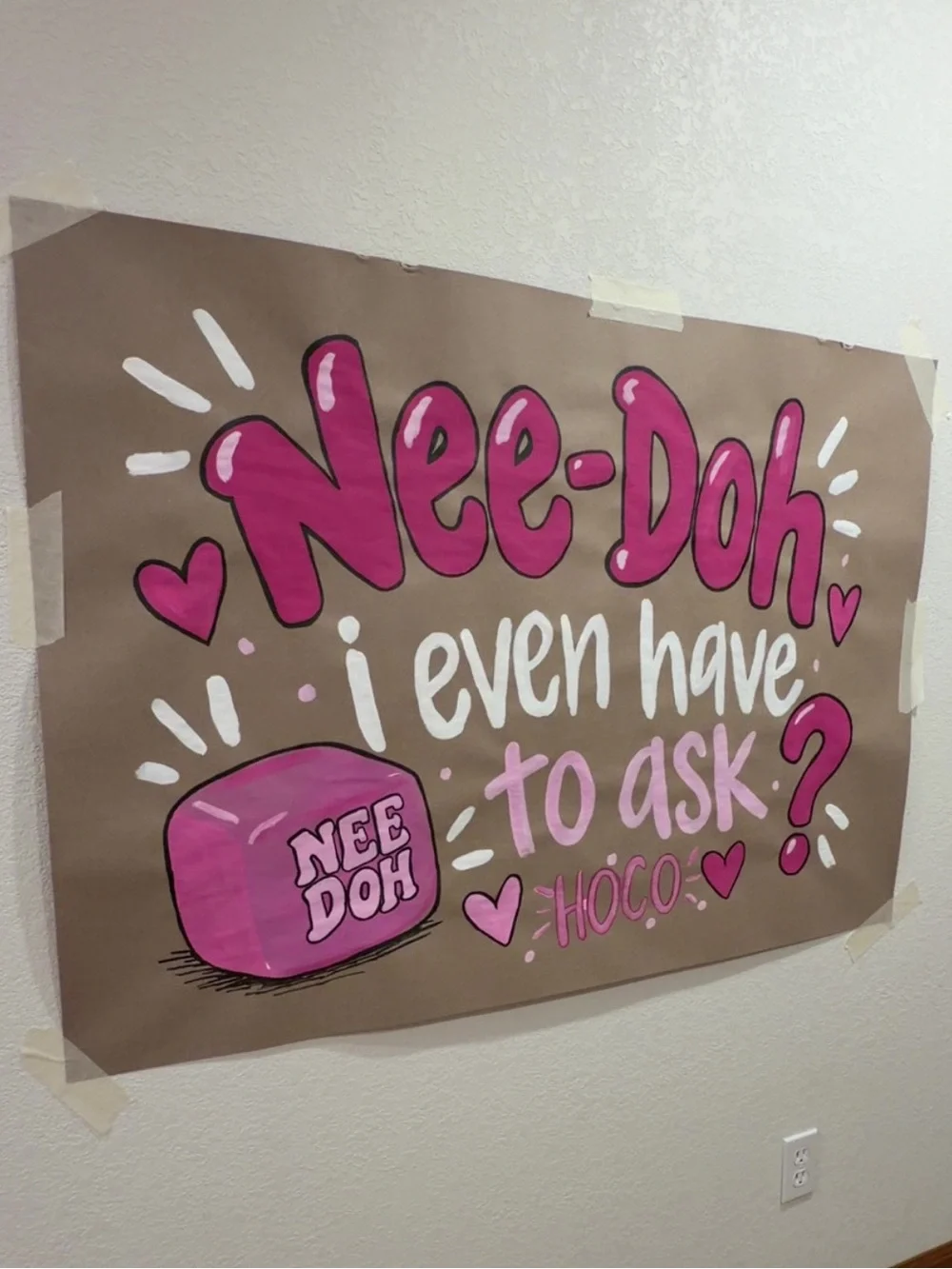 Nee Doh inspired Homecoming Banner